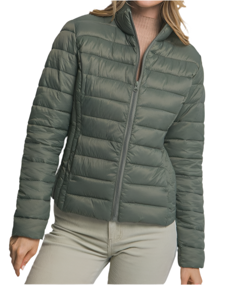 Enchanted Evergreen Puffer Jacket