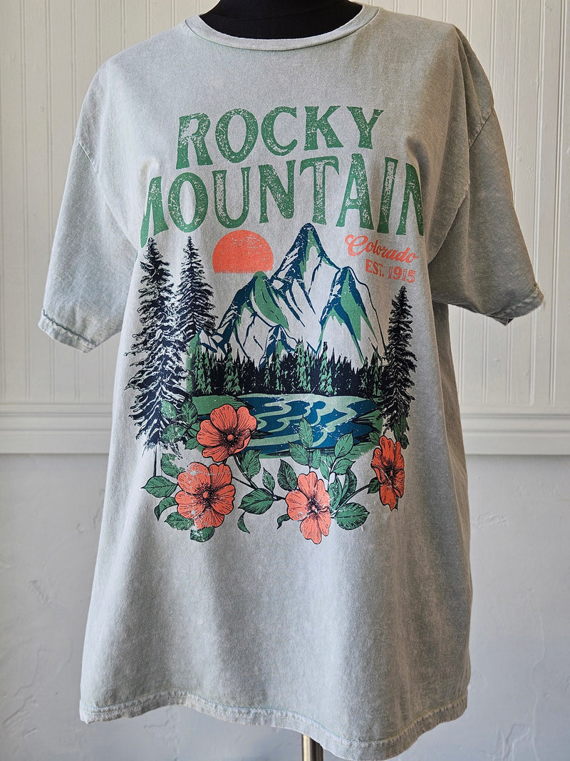Rocky mountain mineral tee