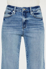 high rise wide leg flare