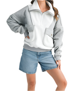 Cloudy Days Zip Sweatshirt