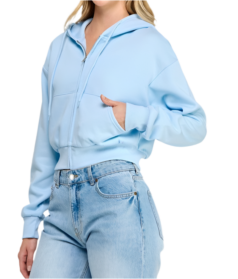 Cozy skies zip up