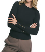 London Girl Knit Black