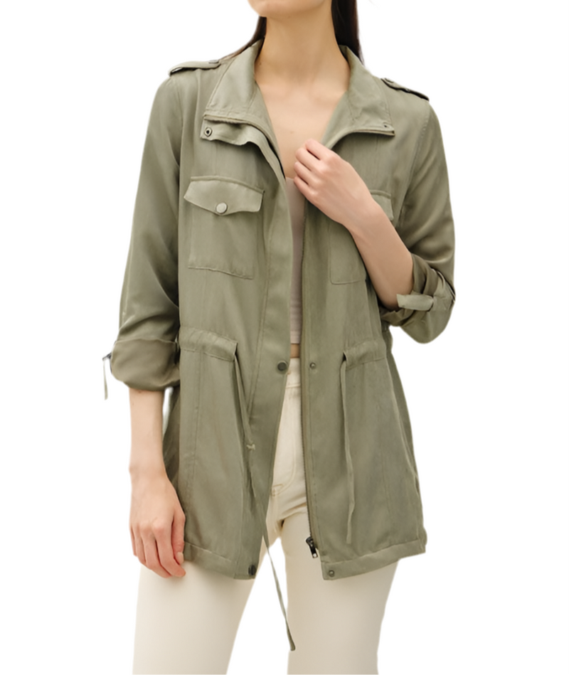 Sage Safari Cargo Jacket