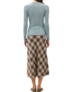 Slate Blue Knit Top