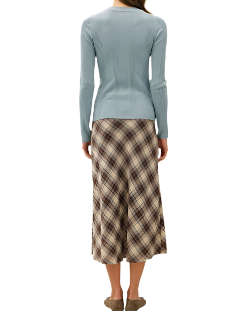 Slate Blue Knit Top