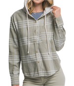 Sagewood Plaid Hoodie