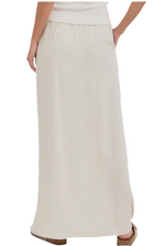 Linen Pullover Maxi Skirt
