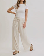 Linen breeze tie pants