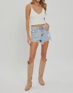 Favorite knit crop tank top