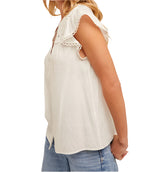 Crochet details top