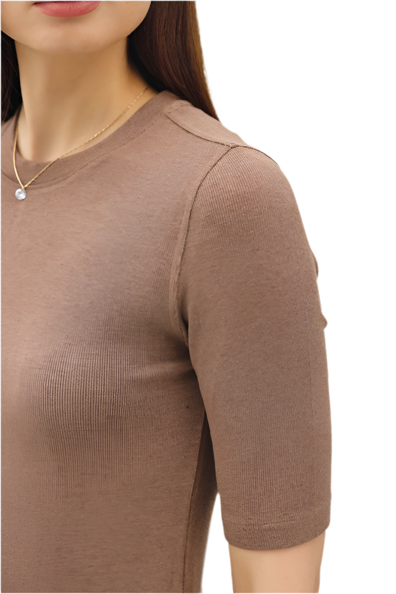 Nutella Knit Sweater Top