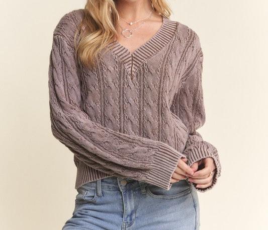 Crisp morning air sweater