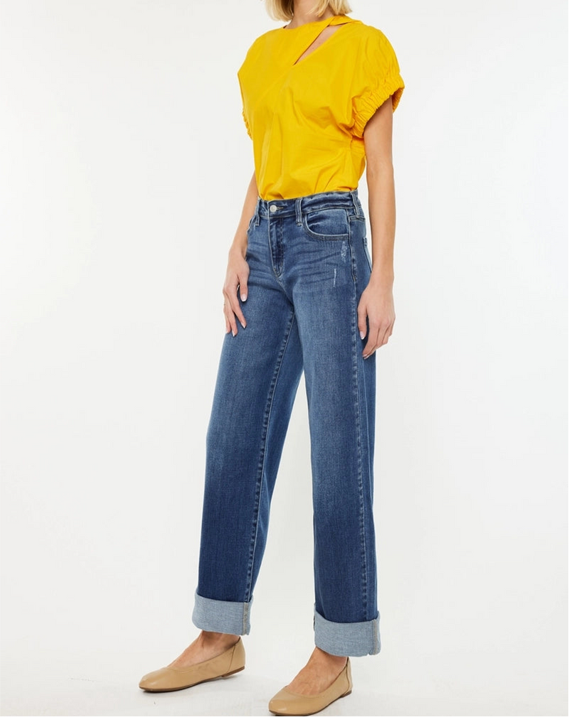 Coming back  soon High rise wide leg jean