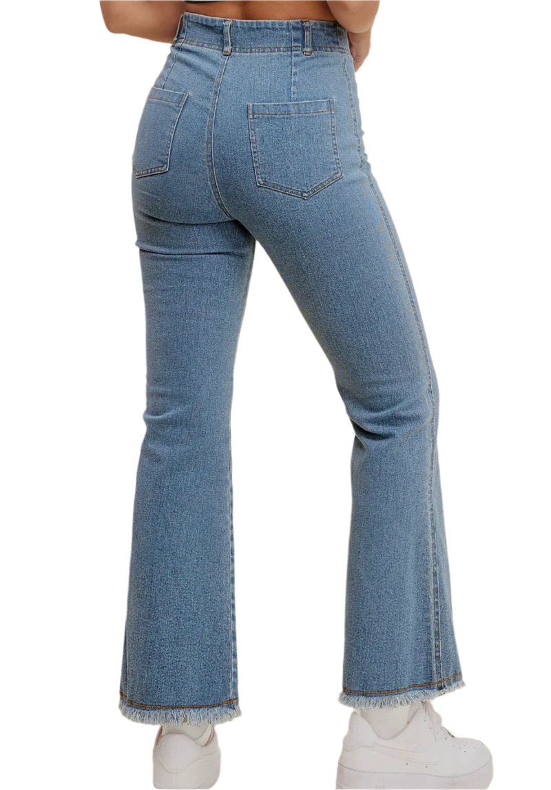 Its all the flare stretch jeans