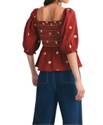 Cranberry Garden Blouse
