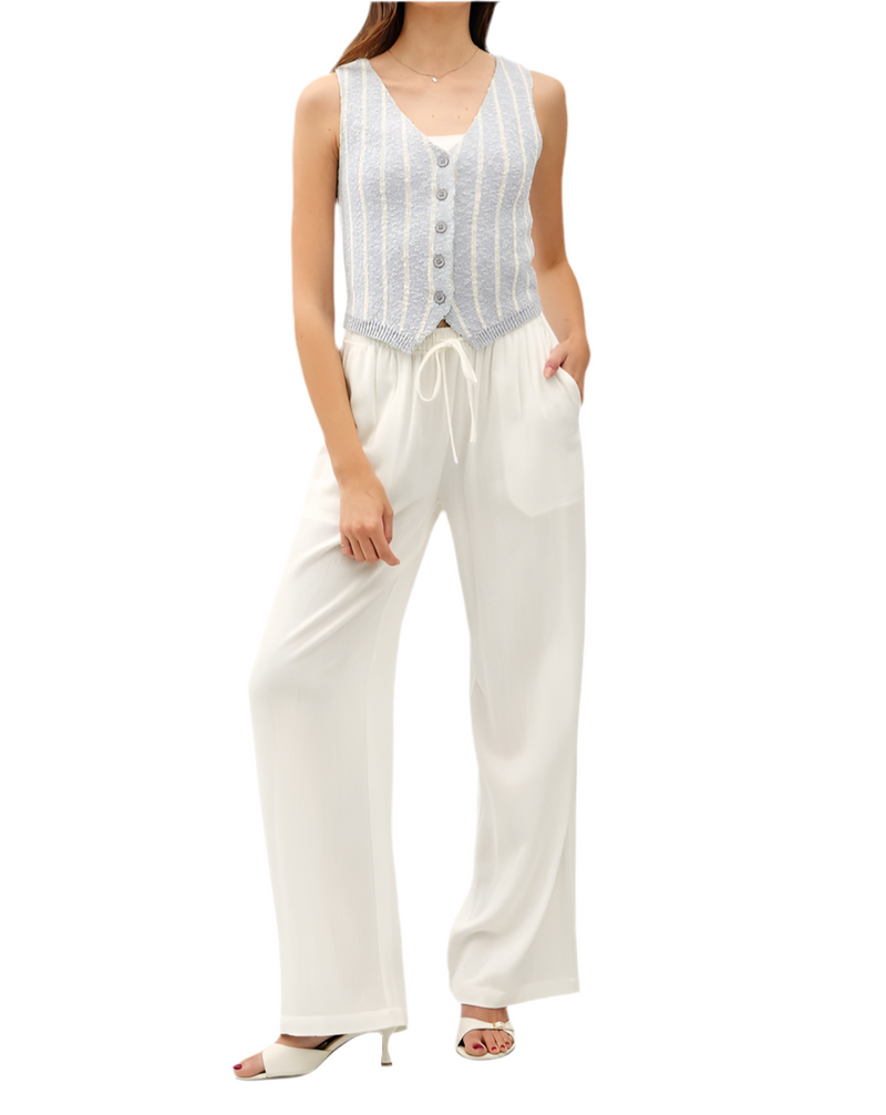 Nautical bliss knit vest