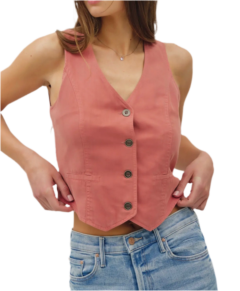 Coral kiss vest