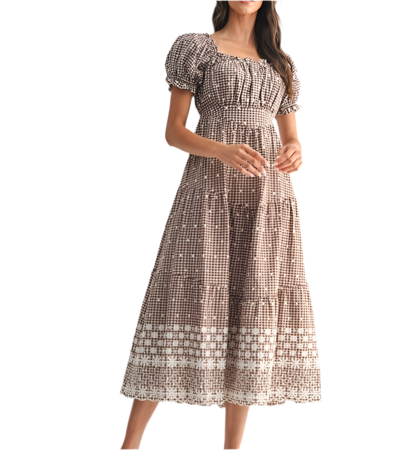 Sweet Tea Gingham Dress