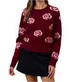 Fall Roses sweater
