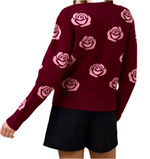Fall Roses sweater