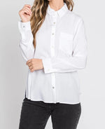 Button down collared top