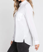 Button down collared top
