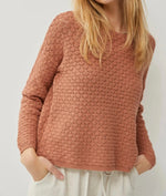 Casual crochet sweater
