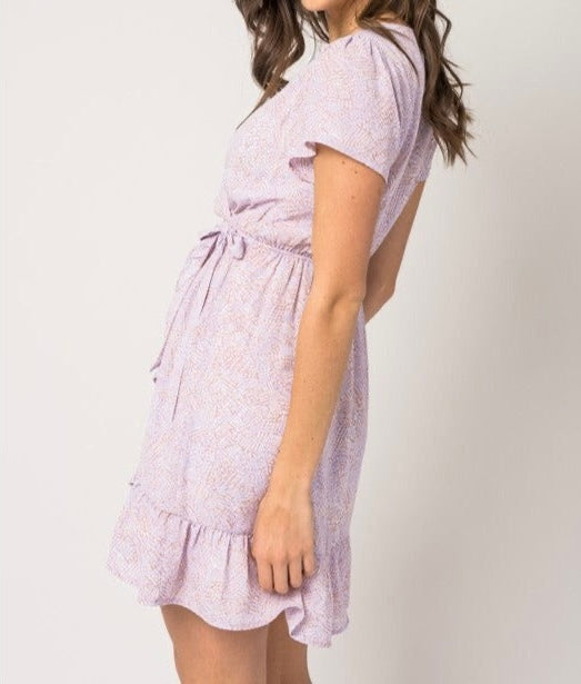 Lavender haze mini dress