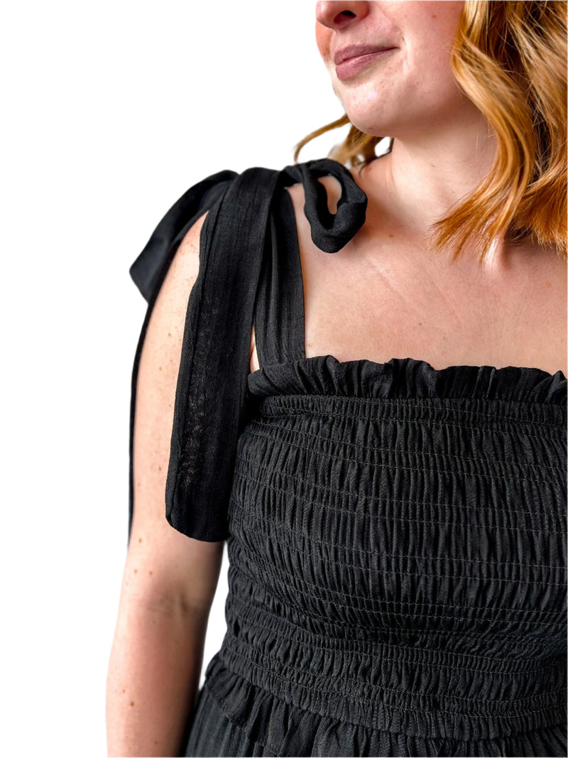 Second nature midi dress- Black