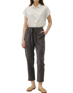 Tapered tencel pull on pants