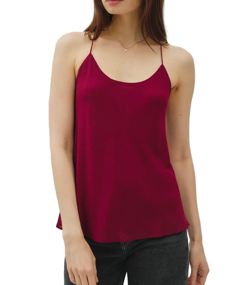 Racerbabe flirty top wine