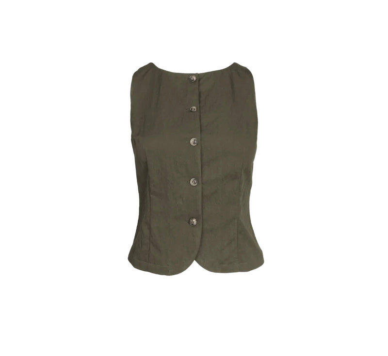 Olivia woven vest