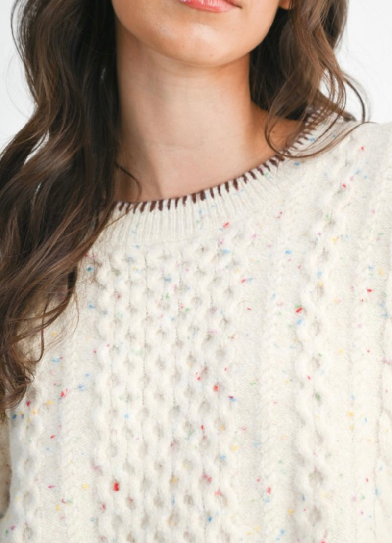 Speckle sweater