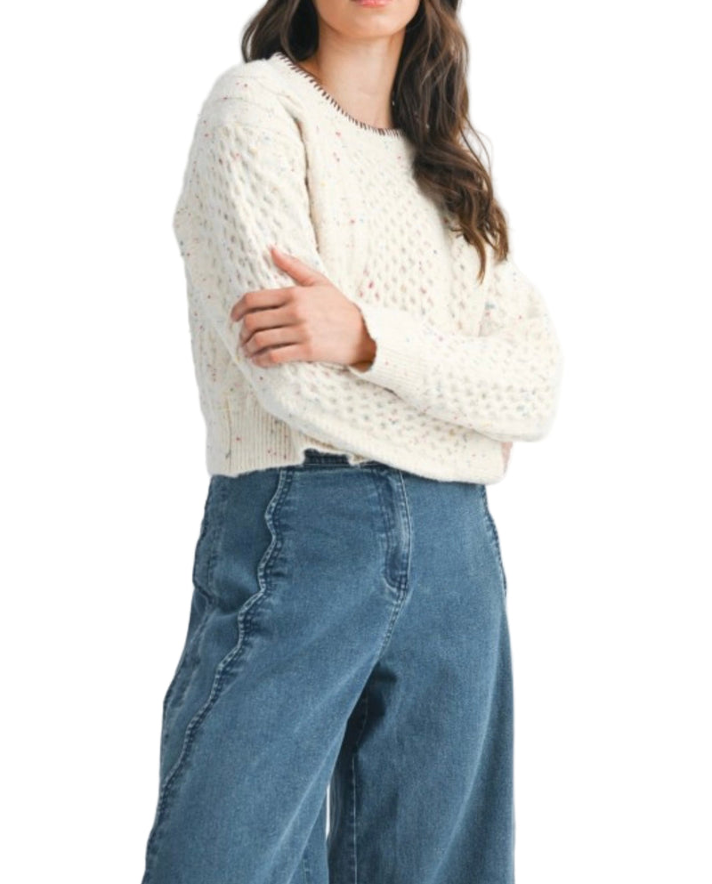 Speckle sweater