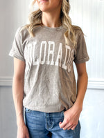 Acid wash Colorado tee