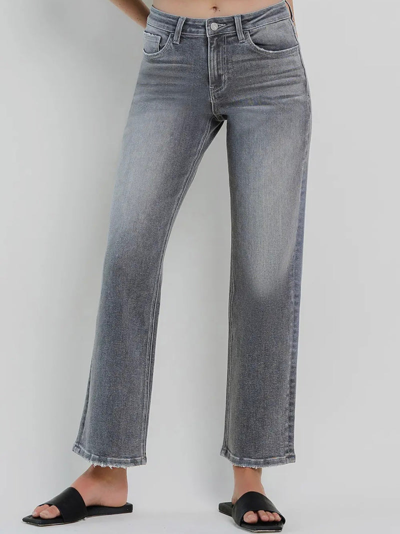 High rise dad jeans