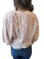 Wildflower haze kimono top