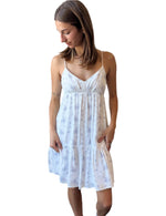 Iridessa floral mini dres