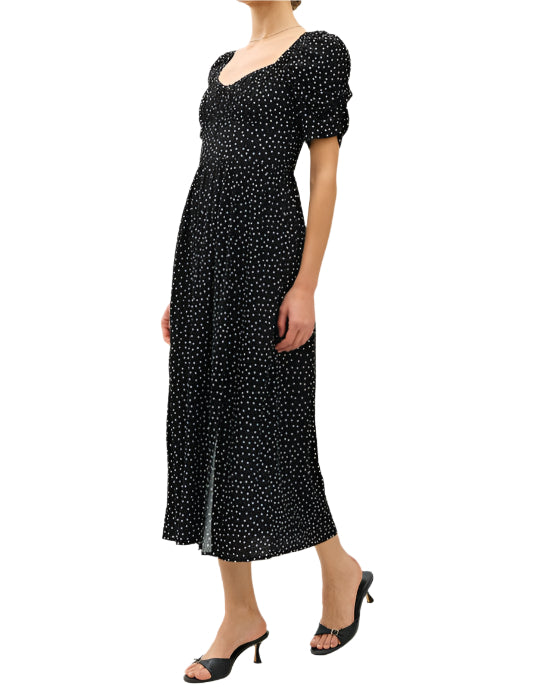 Starry spritz midi dress