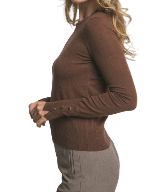London Girl Knit Brown
