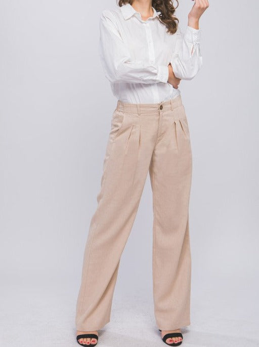 Office hours linen pant