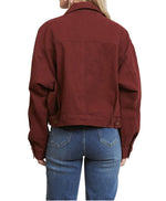 The Jaxi jacket in Wine