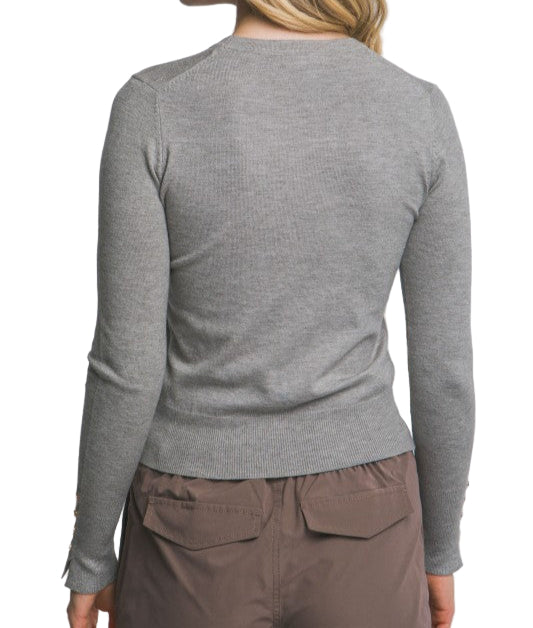 London Girl Knit top Heather Gray