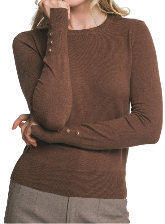 London Girl Knit Brown