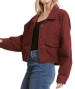 The Jaxi jacket in Wine