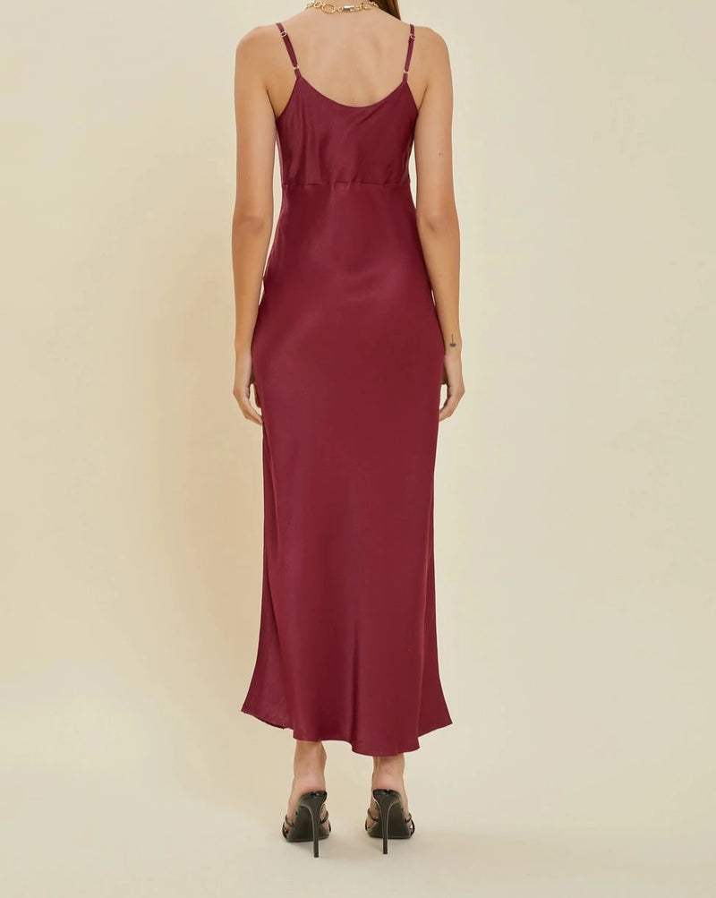 In the moment midi dress