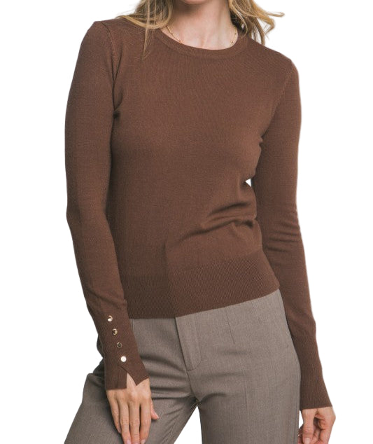 London Girl Knit Brown