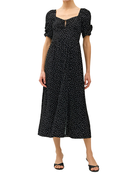 Starry spritz midi dress