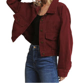The Jaxi jacket in Wine