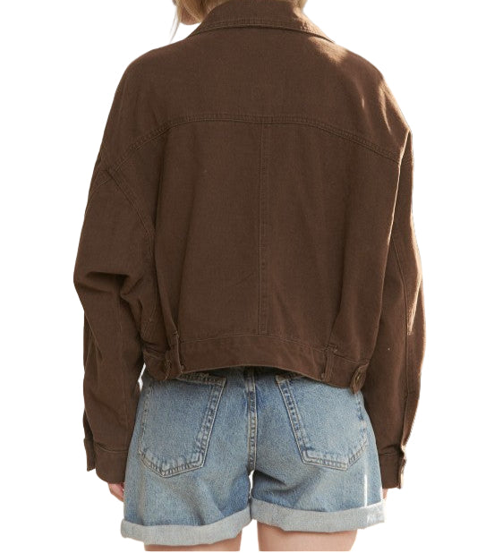 The Jaxi jacket in Chocolate